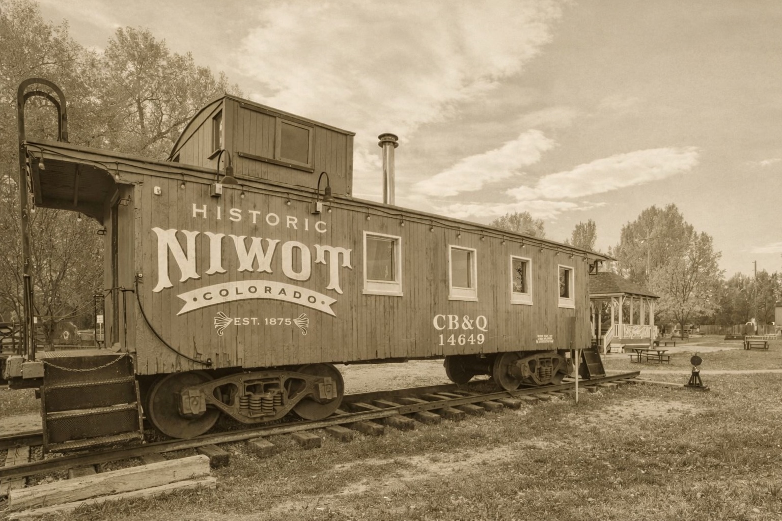 Historic Niwot Caboose